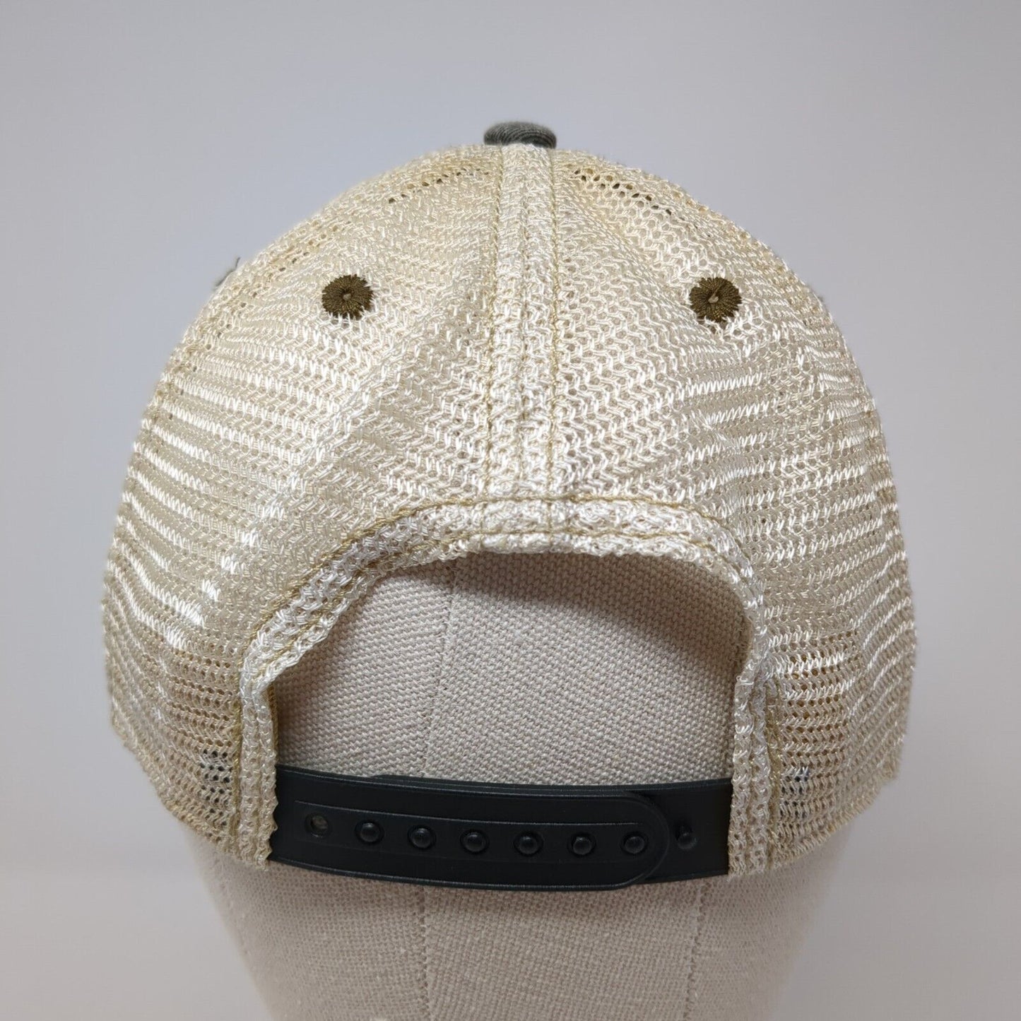 IWAEC Snapback Trucker Hat Gray OS Adjustable Embroidered Mesh Back Headmost