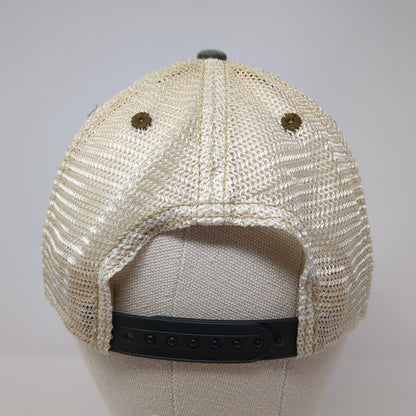 IWAEC Snapback Trucker Hat Gray OS Adjustable Embroidered Mesh Back Headmost