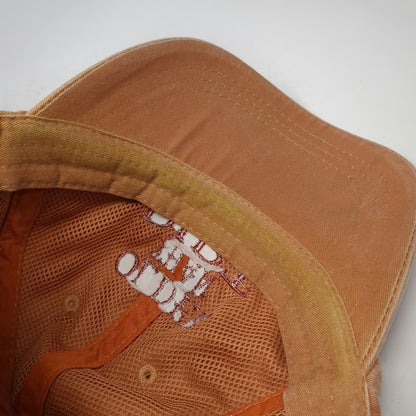 Adams Baseball Cap Orange One Size Older Than Dirt Sedona Mountain Leather Hat