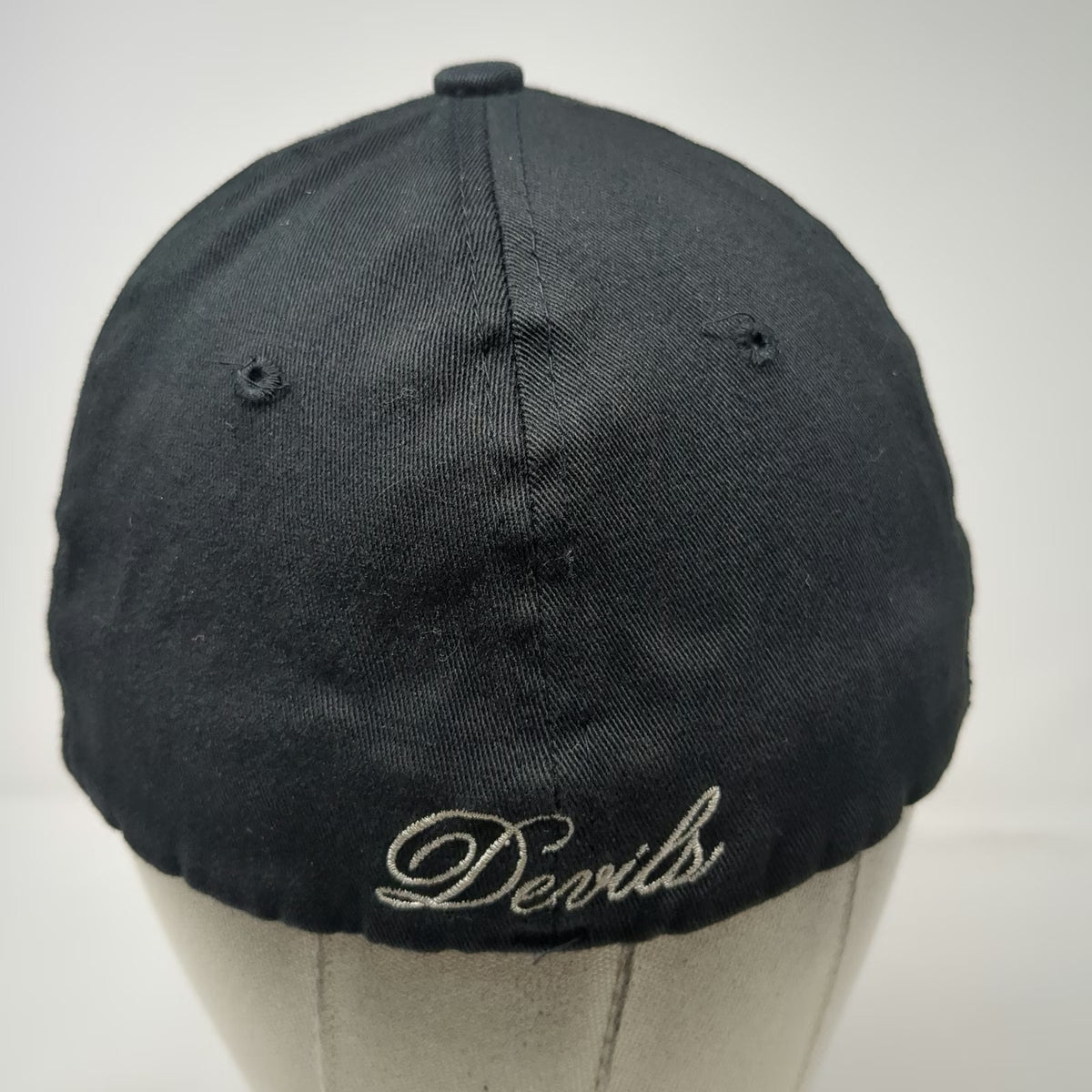 Zephyr New Jersey Devils NHL Baseball Cap Black Gray Blue XL Houndstooth Pattern