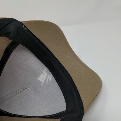Big X Slideback Hat Tan OSFA Adjustable Embroidered Logo Vent Holes