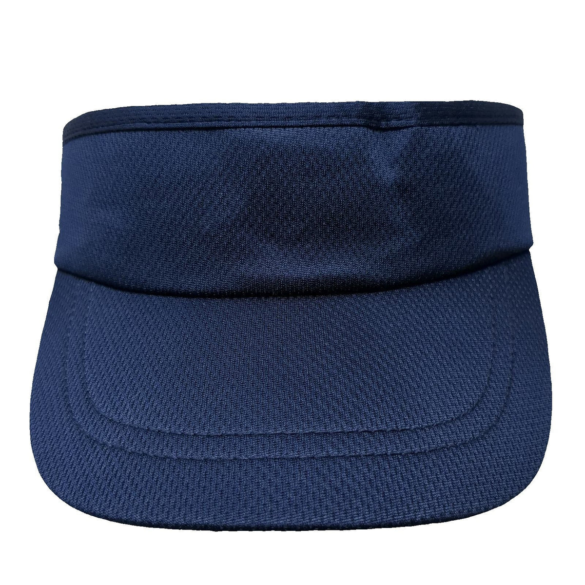 Headsweats Visor Blue One Size Elastic Back Performance Mesh Sweatband Hat