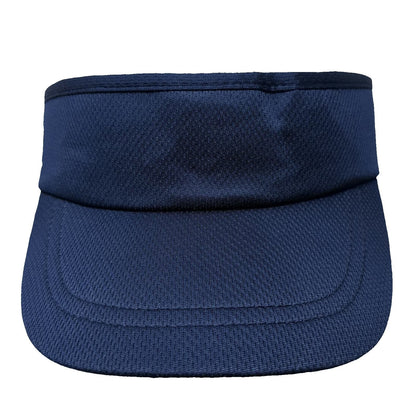 Headsweats Visor Blue One Size Elastic Back Performance Mesh Sweatband Hat