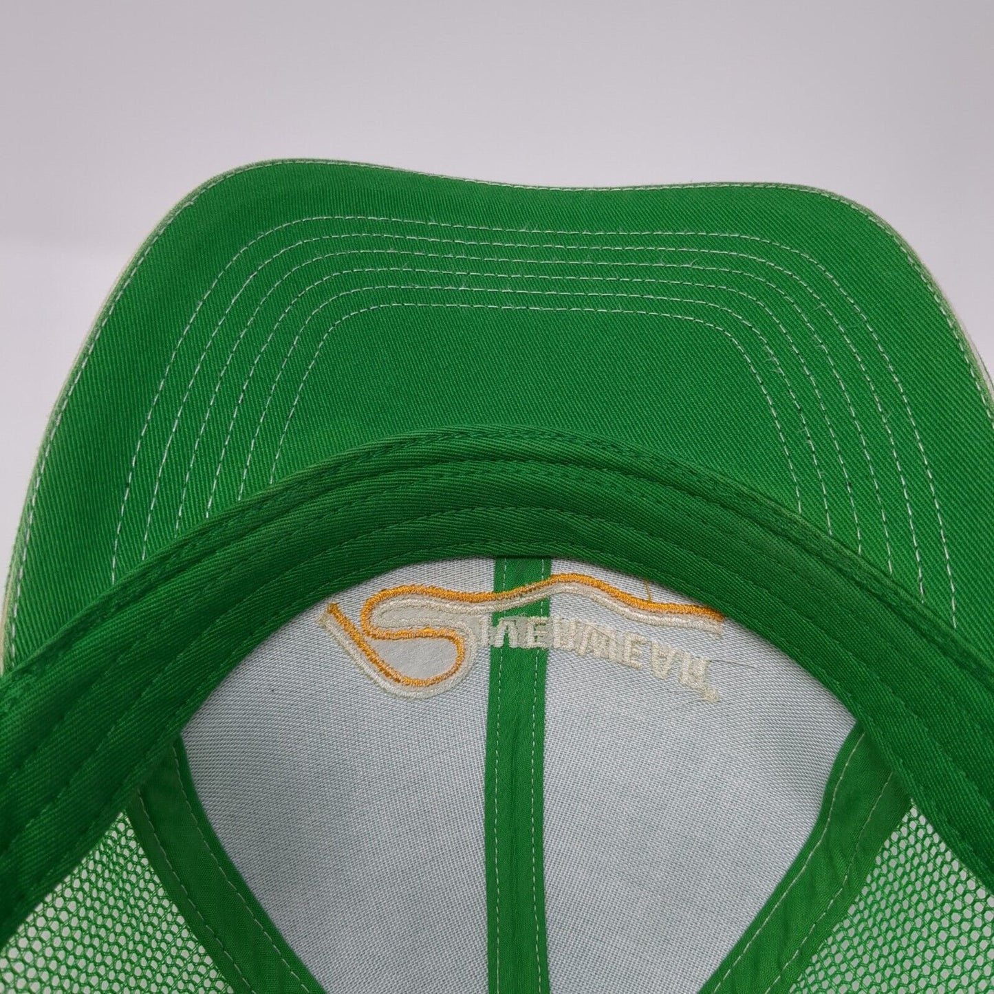 Riverwear Snapback Trucker Hat Green One Size Adjustable Mesh Back Alternative