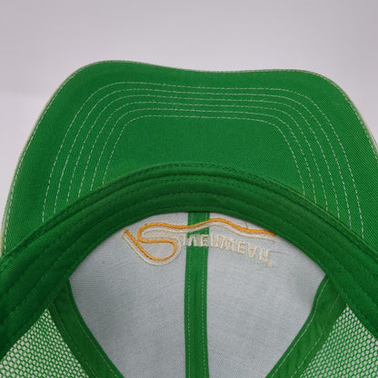 Riverwear Snapback Trucker Hat Green One Size Adjustable Mesh Back Alternative
