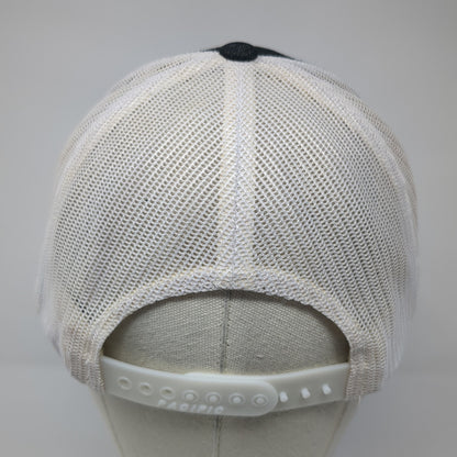 Perform24 Snapback Trucker Hat Black One Size Mesh Back Adjustable