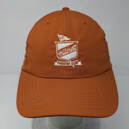 Hillcrest Country Club Strapback Hat Orangeish-Brown OSFA Imperial