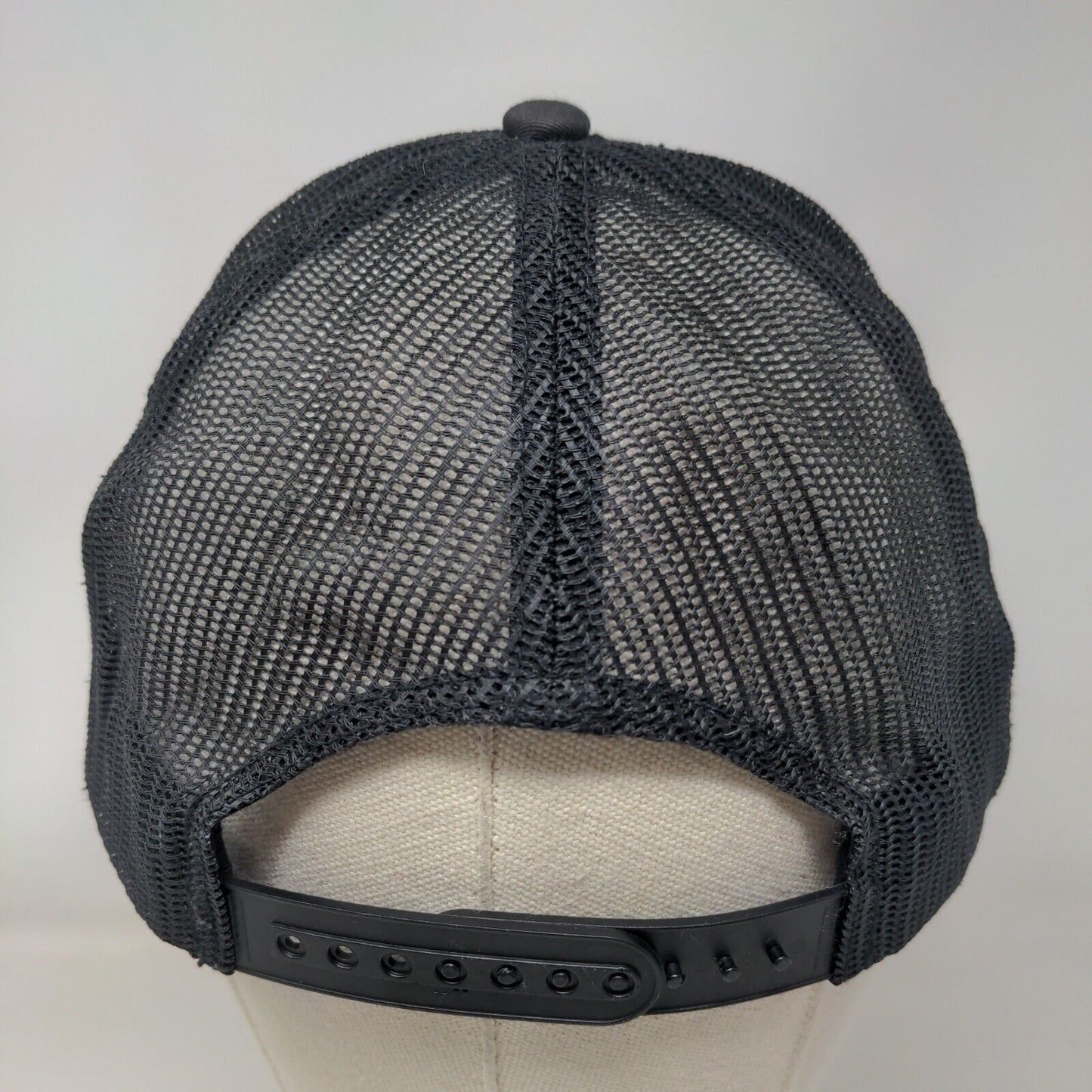 A1A Burrito Works Taco Shop Snapback Trucker Hat Black One Size Mesh Back