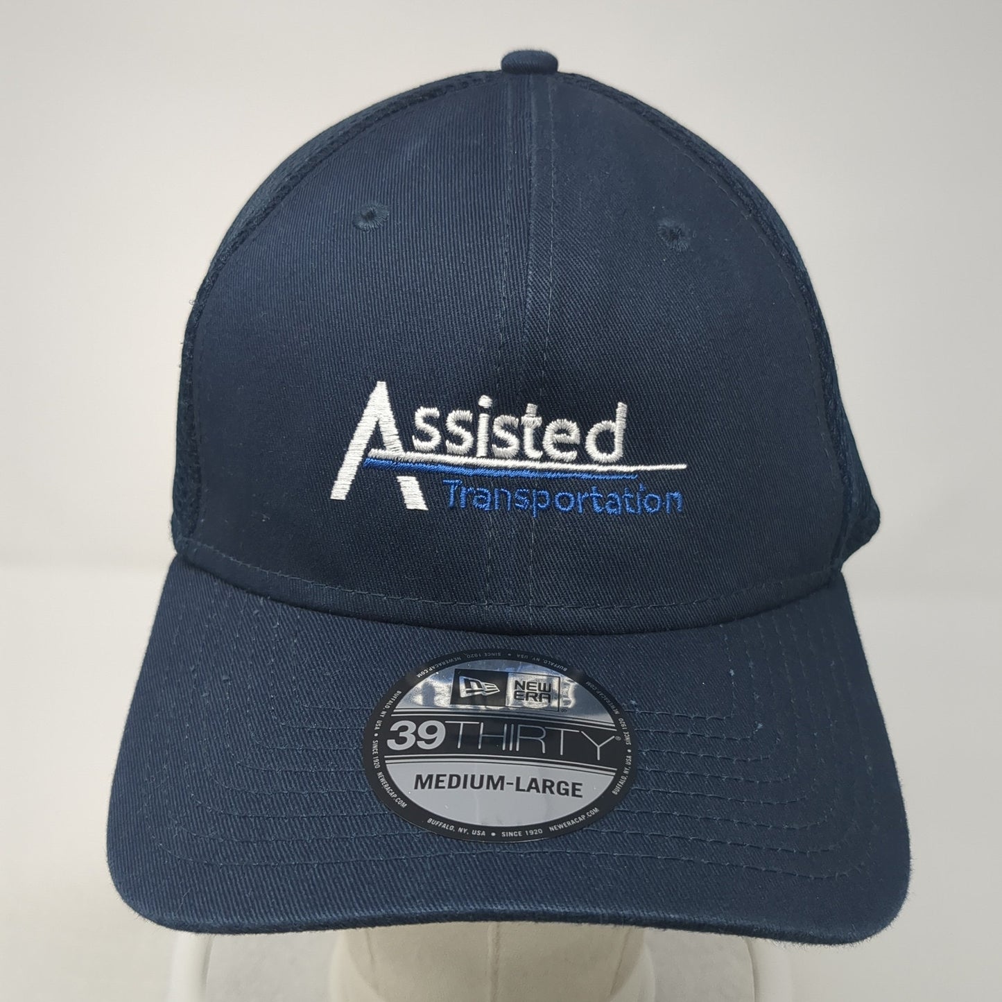 Assisted Transportation Fitted Hat Blue Large Embroidered New Era
