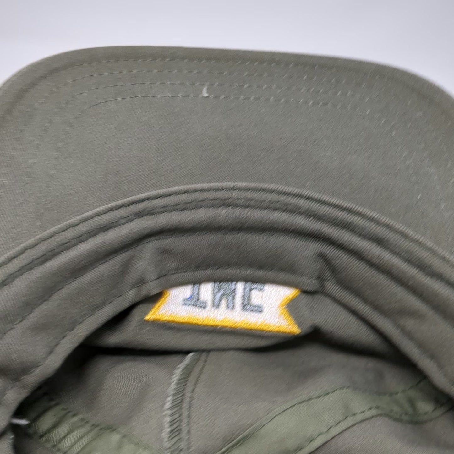 Treefort 5 Panel Green Yellow One Size Rope TMF Logo Embroidered Slideback Hat