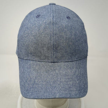 Hat Attack Baseball Cap Blue One Size Strapback Solid Curved Bill Cotton Hat