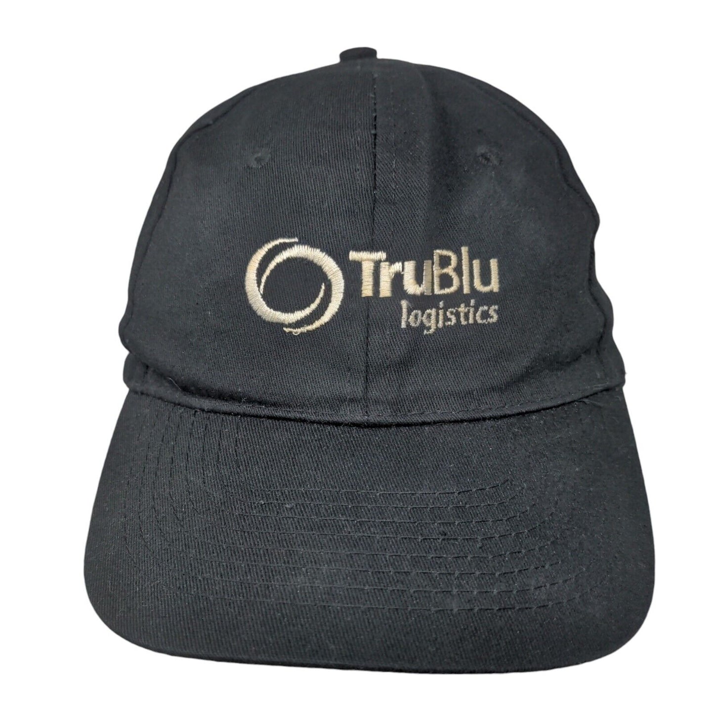 TruBlu Logistics Strapback Hat Black OSFA Embroidered 6 Panel Hit Wear