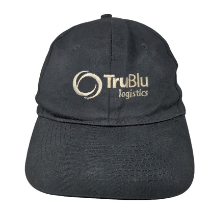 TruBlu Logistics Strapback Hat Black OSFA Embroidered 6 Panel Hit Wear