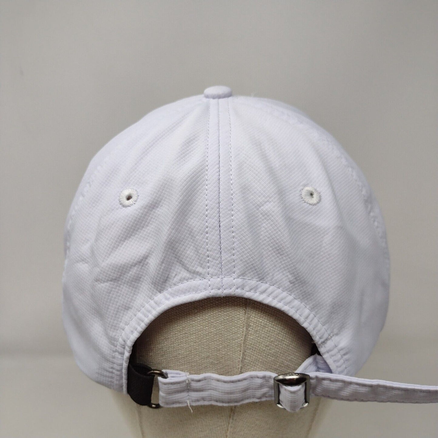 Albertson's Boise Open Presented Chevron Slideback Hat White OS Ivory Headwear