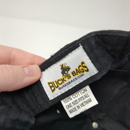 CS Beef Packers Strapback Hat Black One Size Adjustable Embroidered Buck's Bags