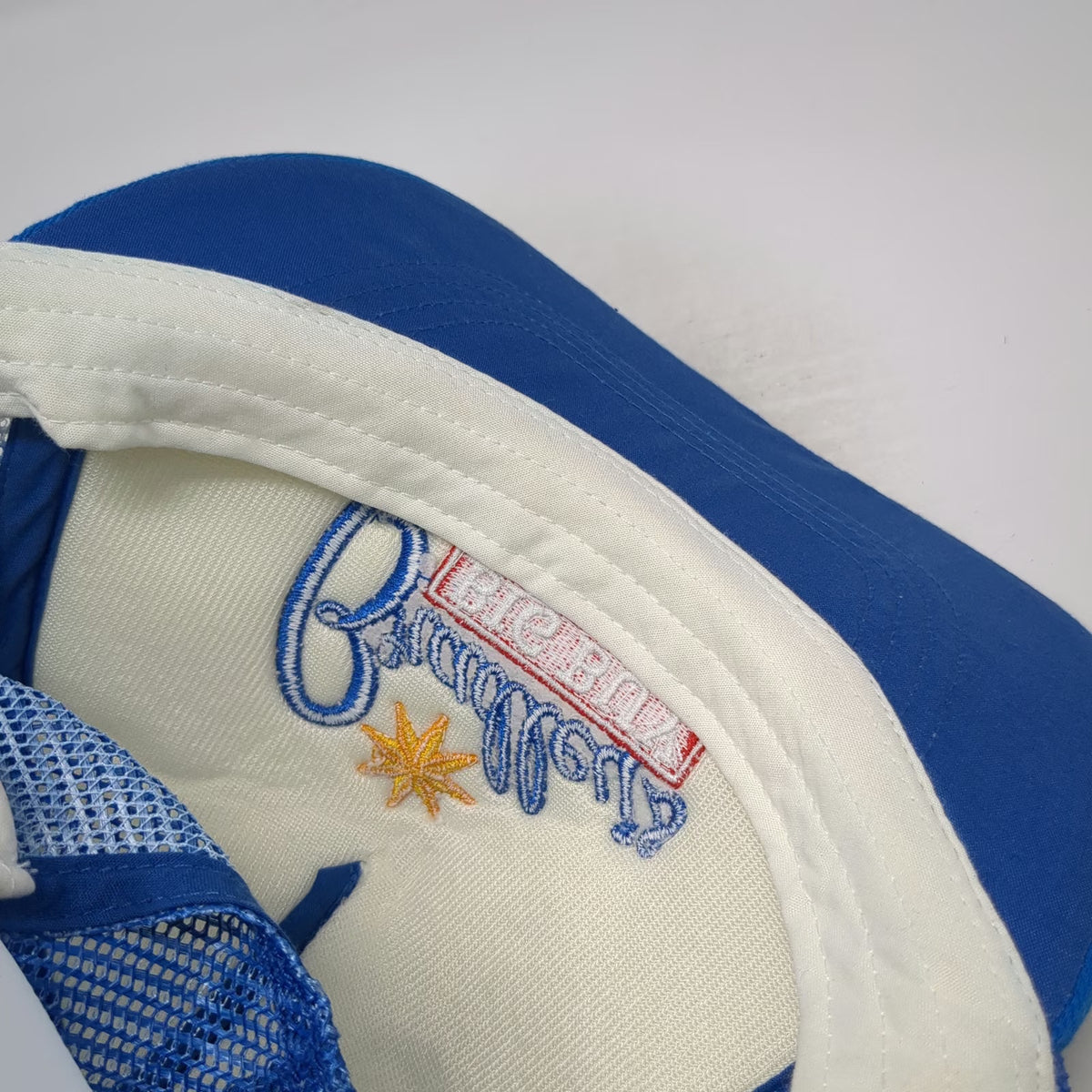 Netflix Stranger Things Bradley's Big Buy Blue White Trucker Hat One Size Mesh