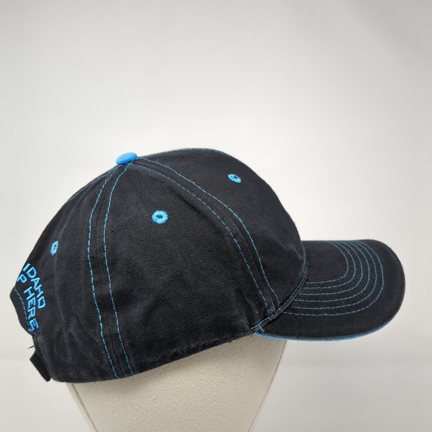 Farm Bureau Ins. Strapback Hat Black One Size We Know Idaho Adjustable