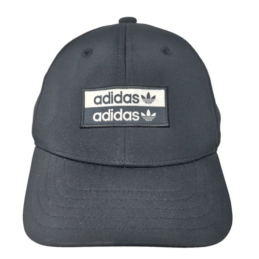 Adidas Men's Slideback Hat Black Adjustable Embroidered Trefoil Logo