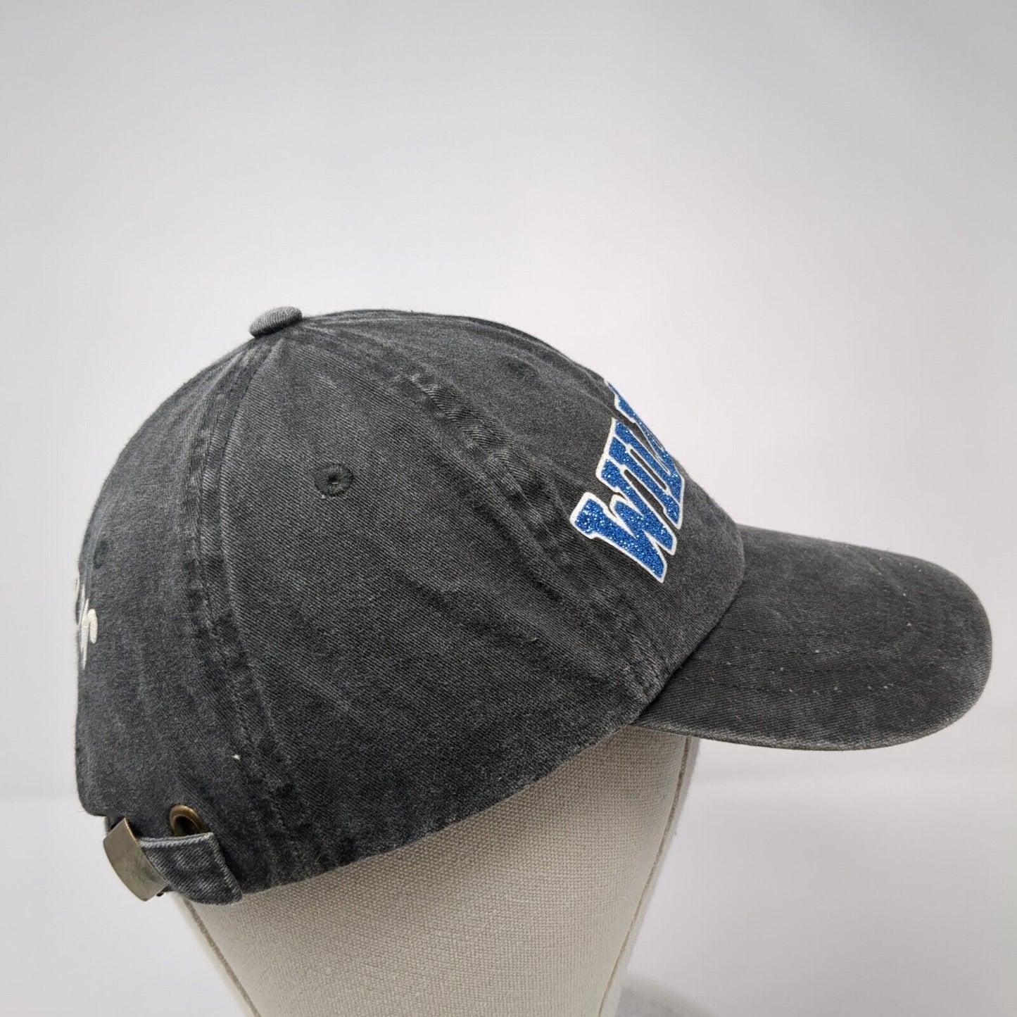 Wildcats Cheer Slideback Hat Gray One Size Adjustable Anvil 6 Panel