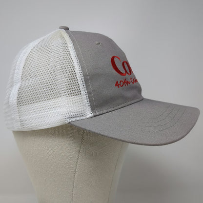 Cap America Diet Coke 40th Celebration Gray Trucker Hat One Size Mesh Snapback