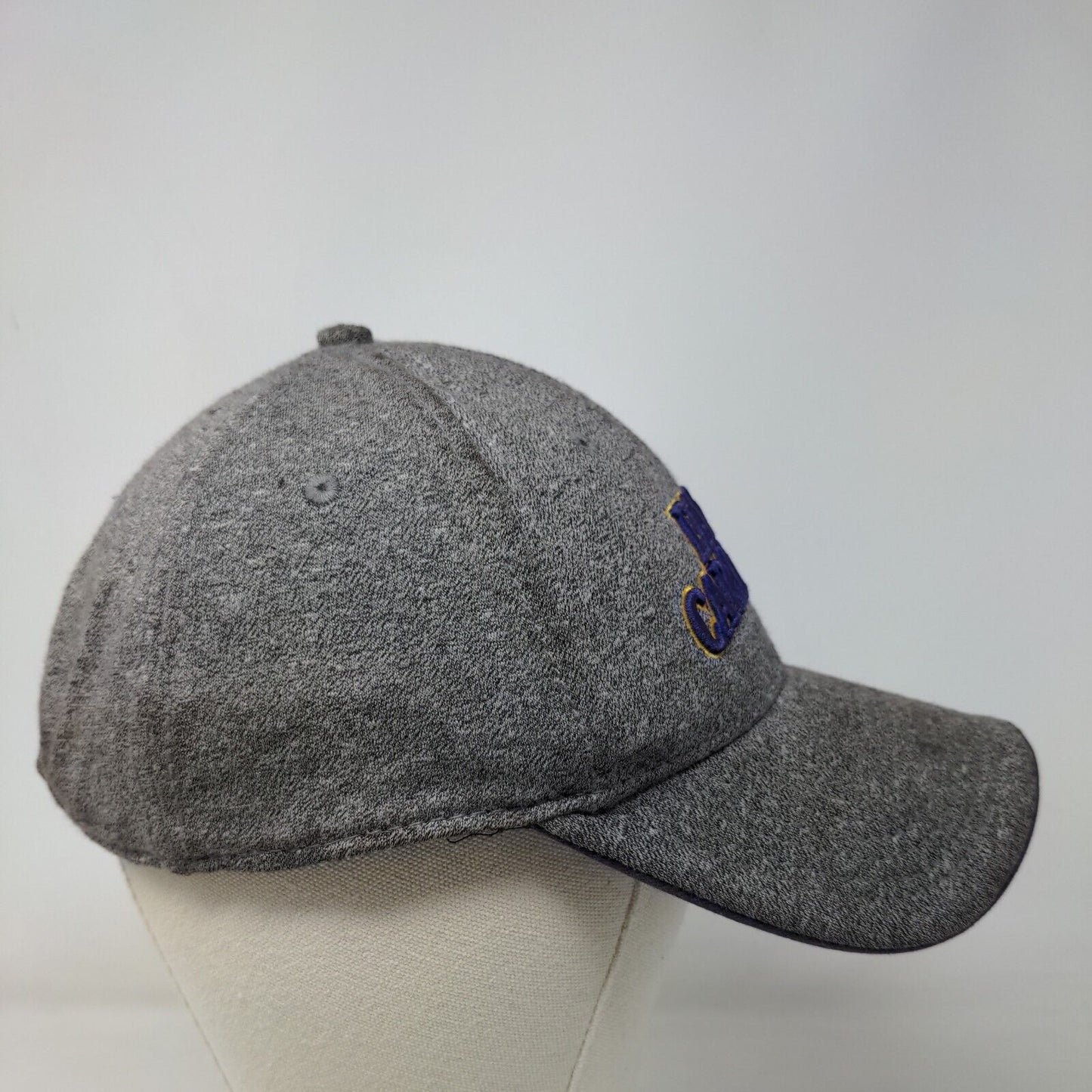 The Game Men's Snapback Hat Gray OSFM East Carolina Pirates Embroidered Logo