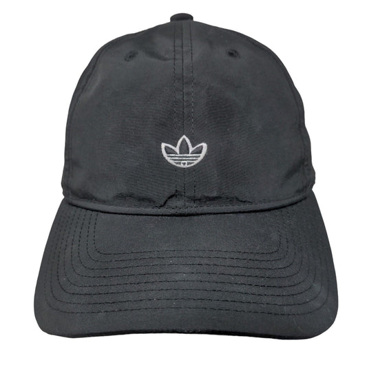 Adidas Slideback Hat Black OSFM Adjustable Embroidered Vented Holes 6 Panel