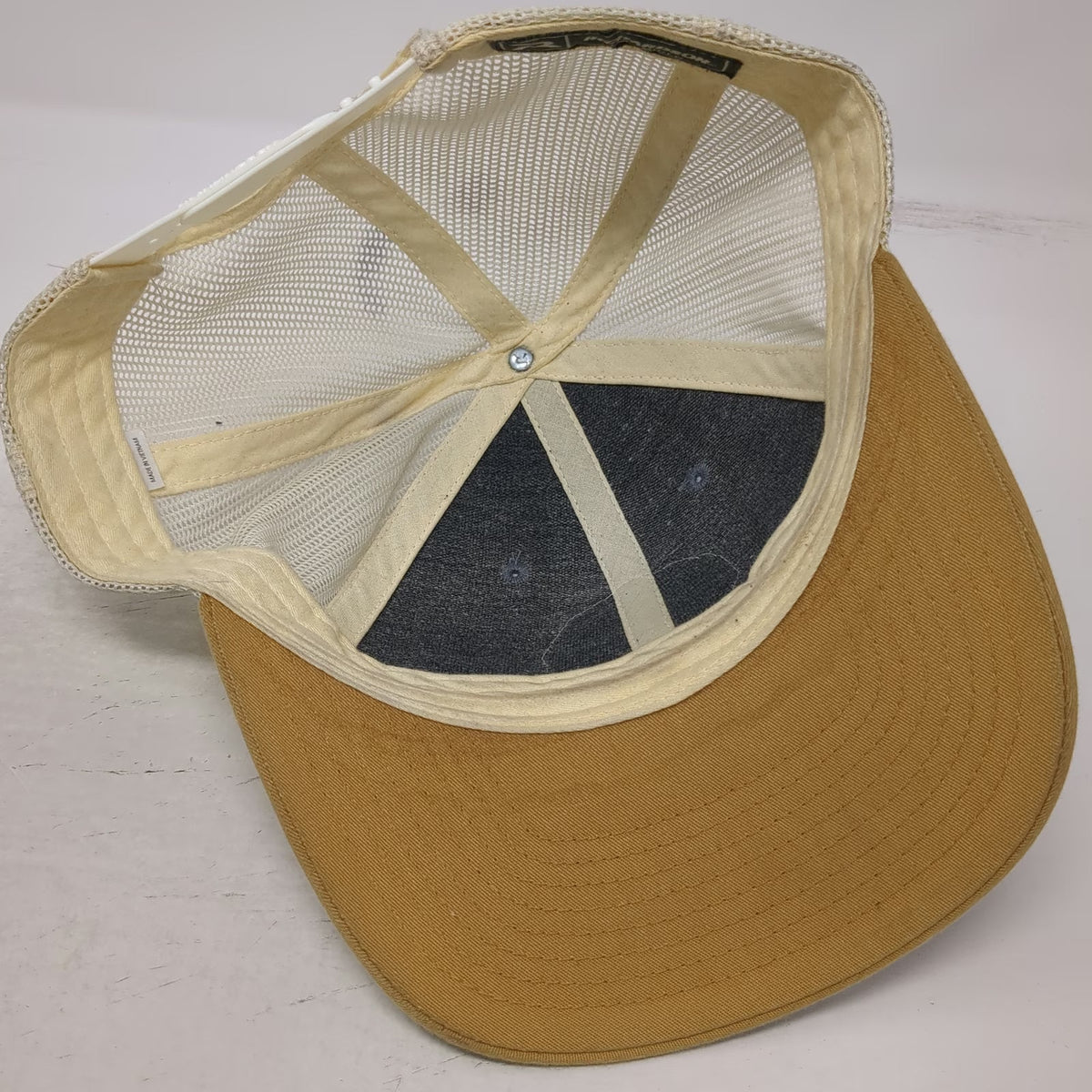 Richardson Trucker Hat Blue Yellow White L Payette Brewing Co Snapback Patch
