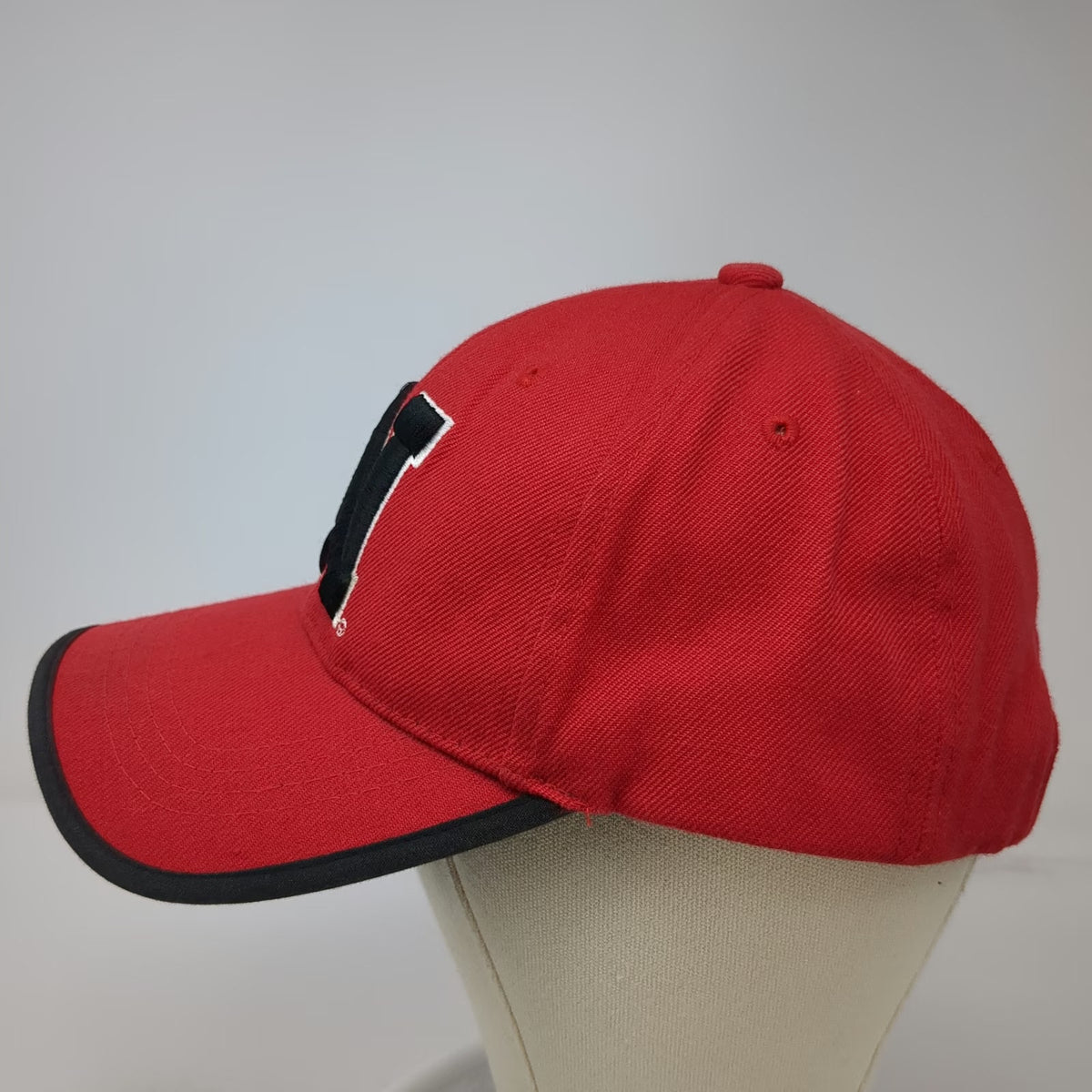Big Boy Nebraska Cornhuskers NCAA Cap Red Black White One Size Strapback Logo