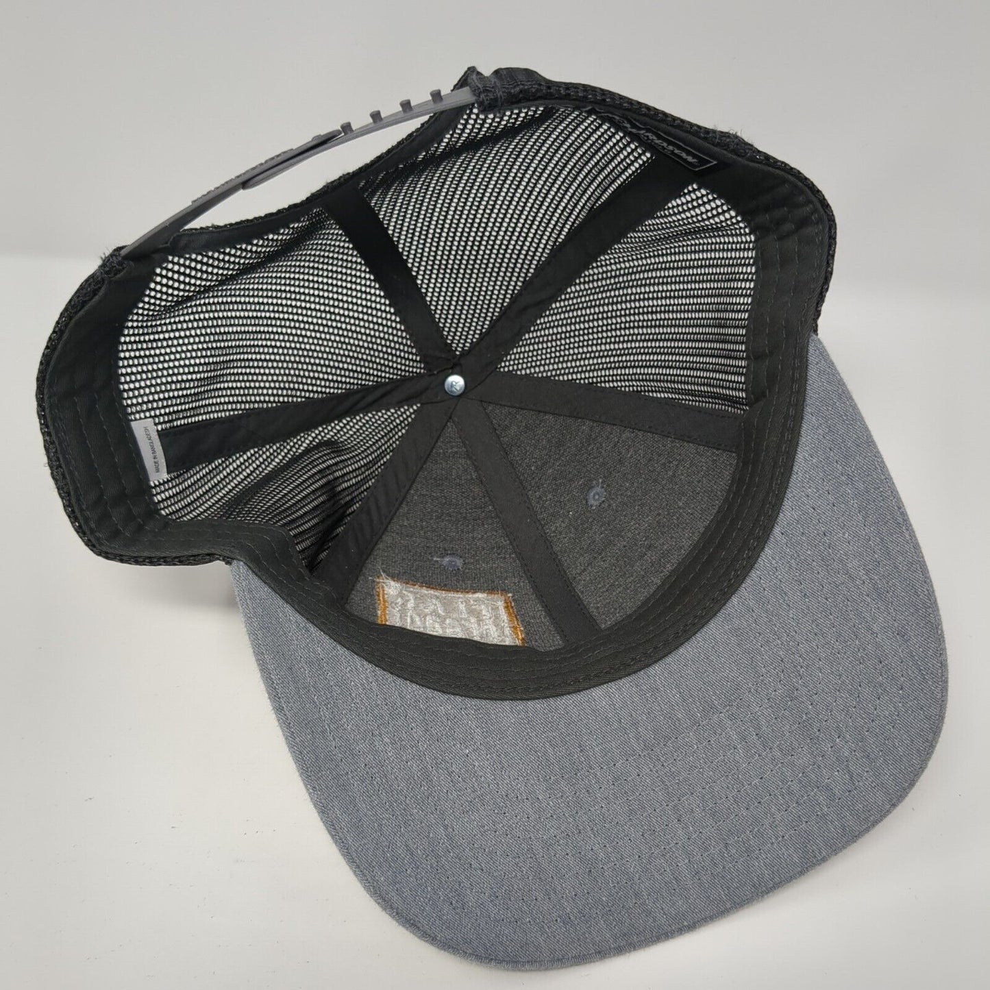 Flat Bread Neapolitan Pizzeria Snapback Trucker Hat Gray M/L Mesh Richardson