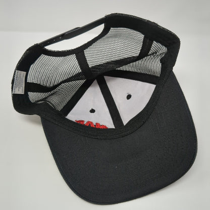 MAC Tools Snapback Trucker Hat Black OSFA Mesh Back Adjustable Solid