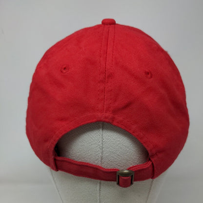 Bulldogs Nation Slideback Hat Red One Size Adjustable Embroidered Vented Holes