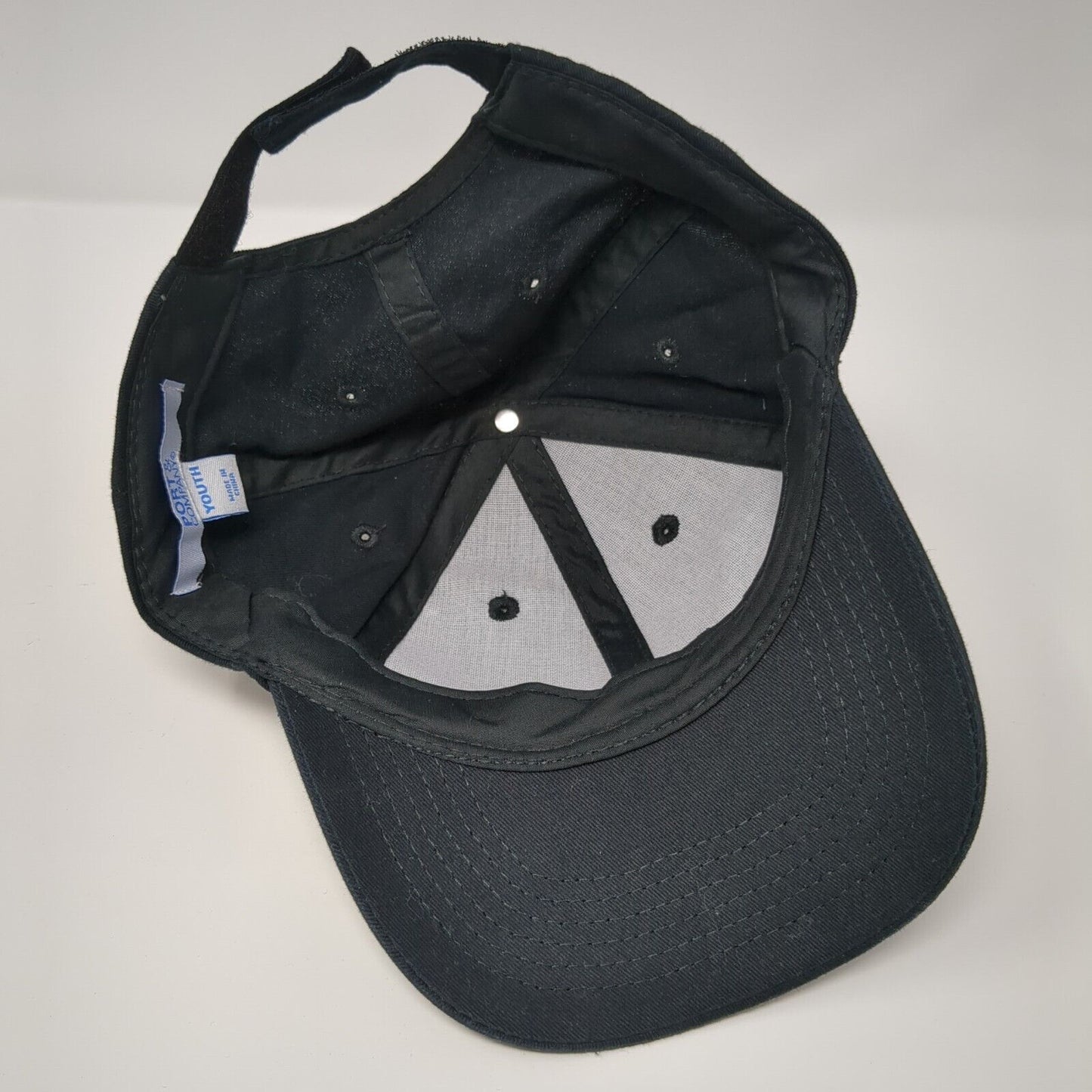 Snake River Stampede Youth Strapback Hat Black One Size Port & Company Cotton