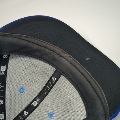 New Era Chicago Cubs MLB Snapback Hat Blue One Size Flat Brim Side Patch 9FIFTY