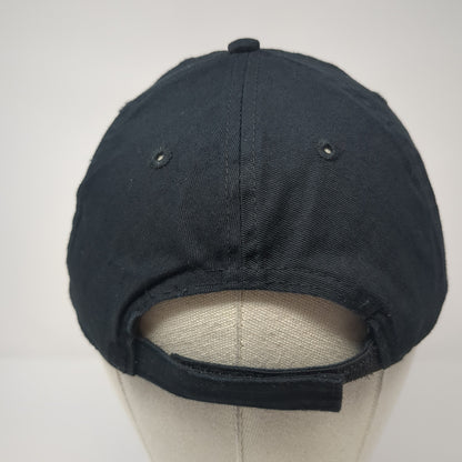 Rule The Day Strapback Hat Black One Size Adjustable Port & Company