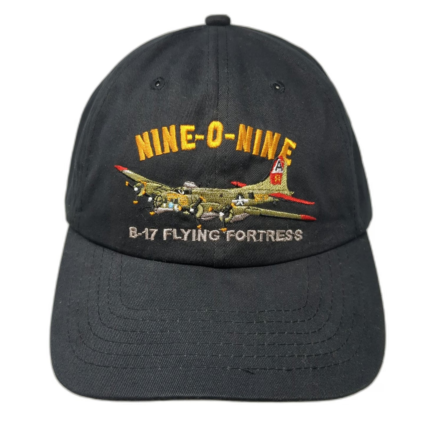 Collings Foundation Baseball Cap Black One Size B-17 Flying Fortress Nine-O-Nine