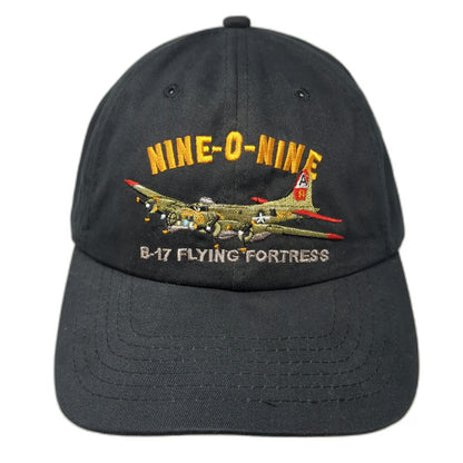 Collings Foundation Baseball Cap Black One Size B-17 Flying Fortress Nine-O-Nine