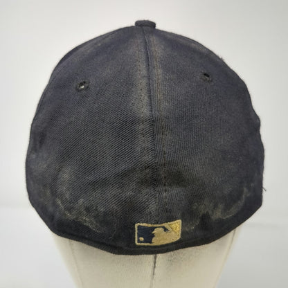 Houston Astros MLB New Era Baseball Cap Blue 7 3/8 Wool Diamond Collection Star