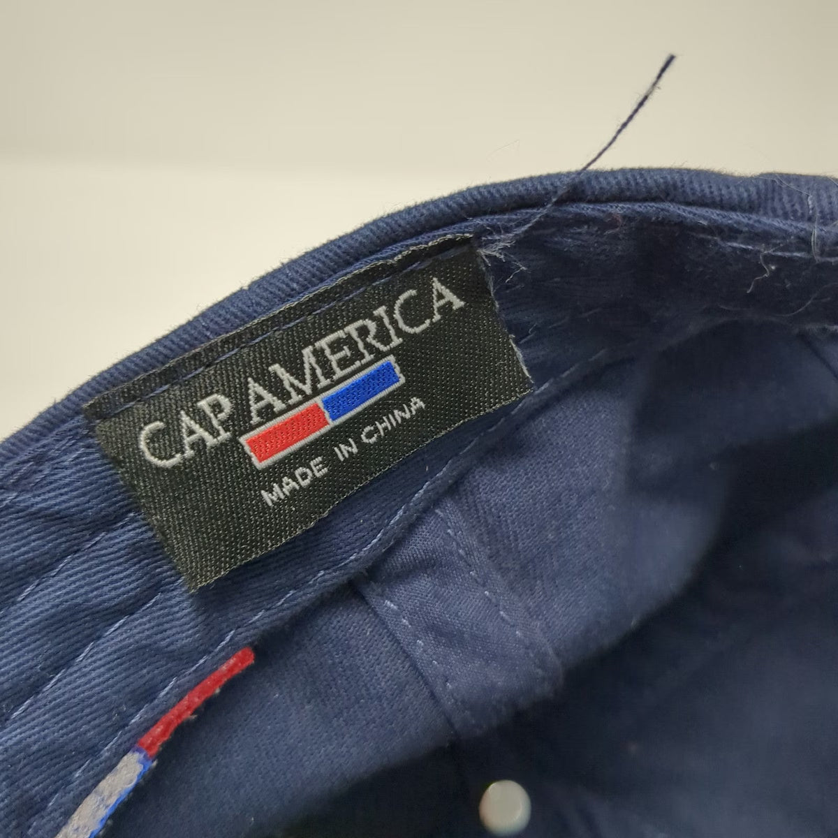 Cap America Baseball Cap Blue Yellow One Size Idylwilde Farms American Flag Hat