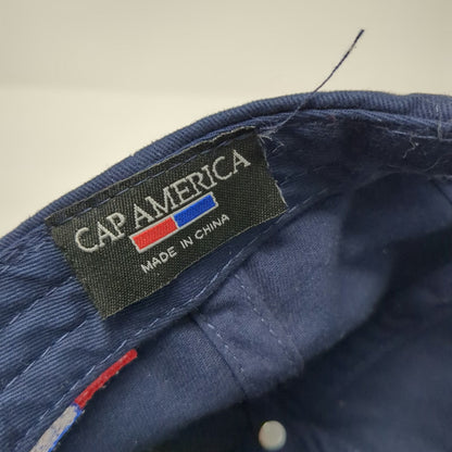 Cap America Baseball Cap Blue Yellow One Size Idylwilde Farms American Flag Hat