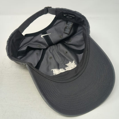 Nike Baseball Cap Gray One Size Dri-Fit Heritage86 Slideback Draft Kings Hat