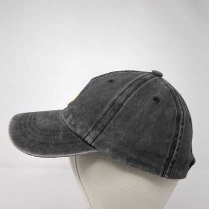 Pineapple Slideback Hat Gray One Size Solid Embroidered Adjustable
