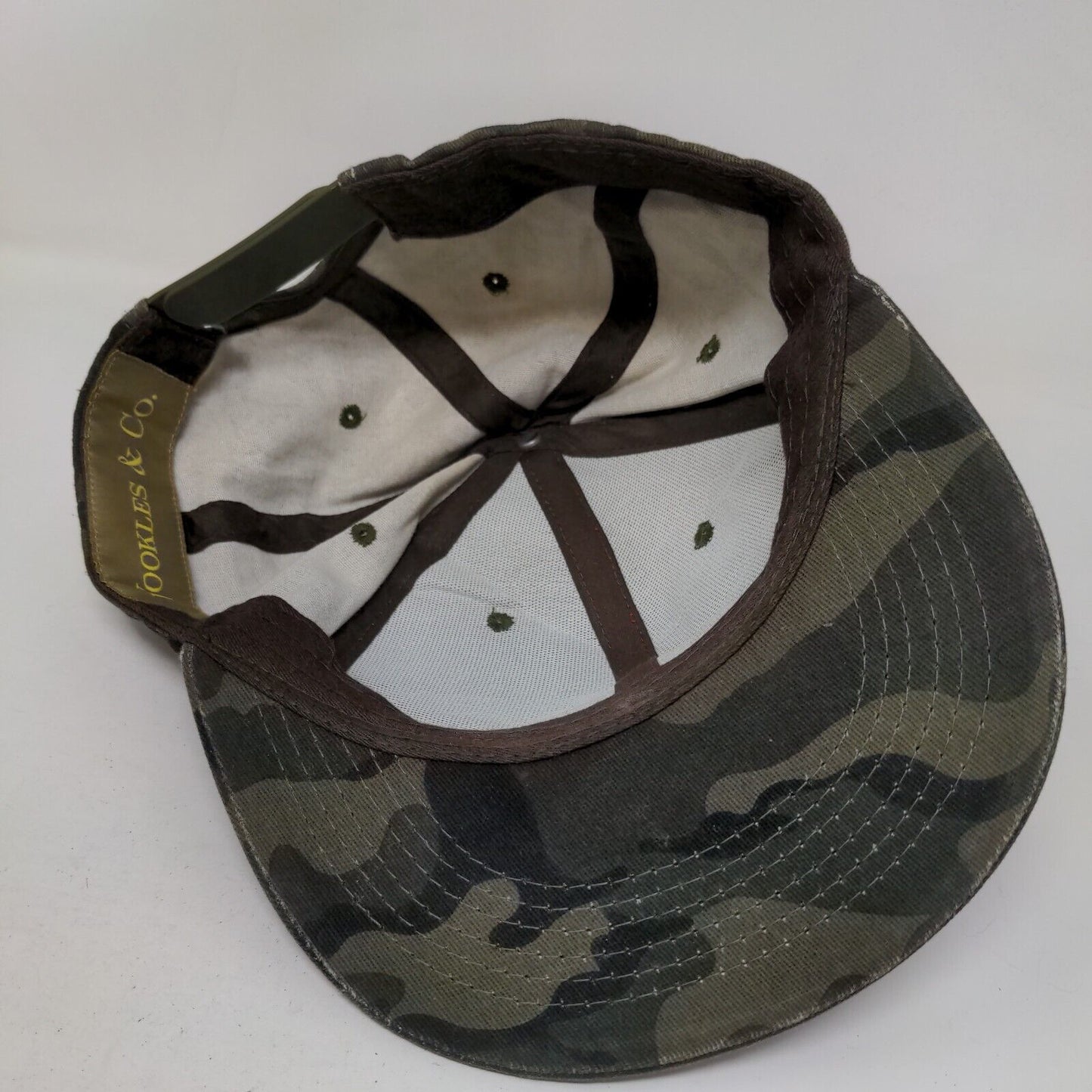 Wookles & Co. Lizard Snapback Hat One Size Camo Embroidered Adjustable