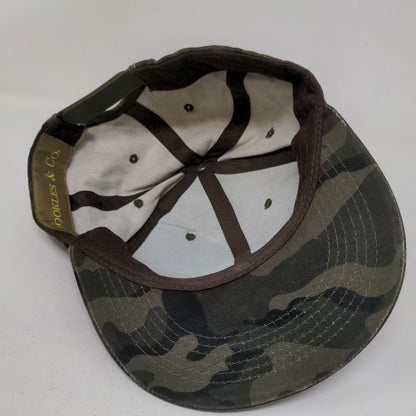 Wookles & Co. Lizard Snapback Hat One Size Camo Embroidered Adjustable