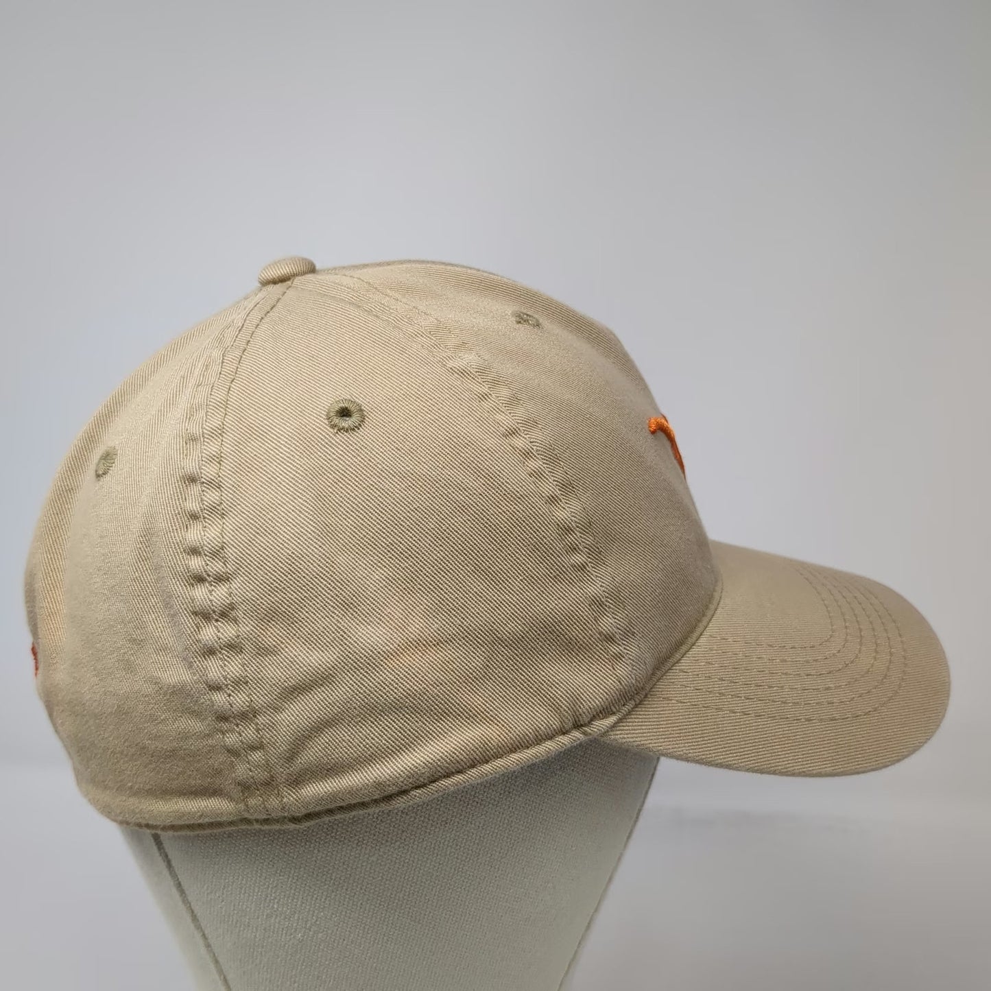 Texas Longhorns NCAA Top of the World Beige Orange One Size Cap Hat Stretch Fit