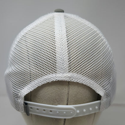 Imperial Trucker Hat Gray One Size AJGA Shield Logo Snapback Golf Mesh Recycled