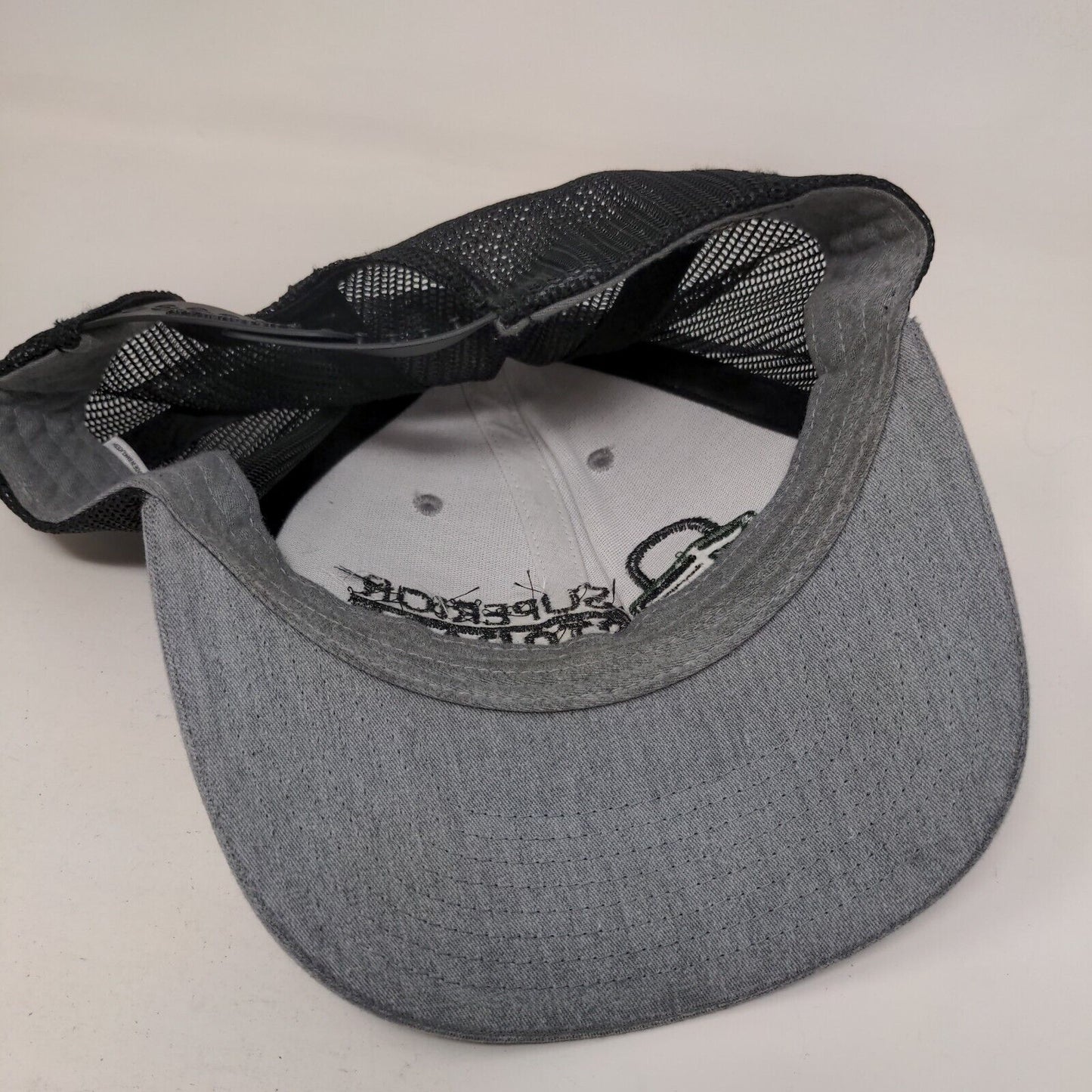 Superior Storage Snapback Mesh Back Trucker Hat Gray One Size Richardson
