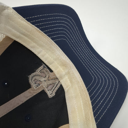 SV Sun Valley Idaho Strapback Hat Blue One Size Colorblock Imperial