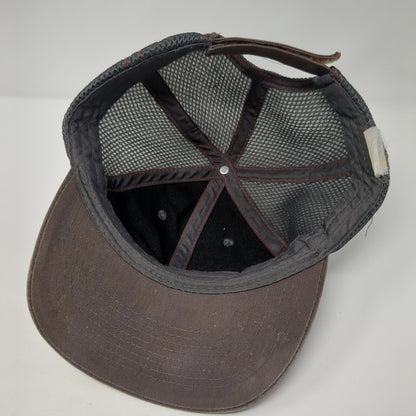 Jack In The Box Strapback Mesh Back Hat Gray One Size Adjustable 6 Panel