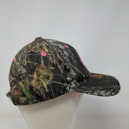 Captivating Headgear Women's Strapback Camo Hat Mississippi State Embroidered