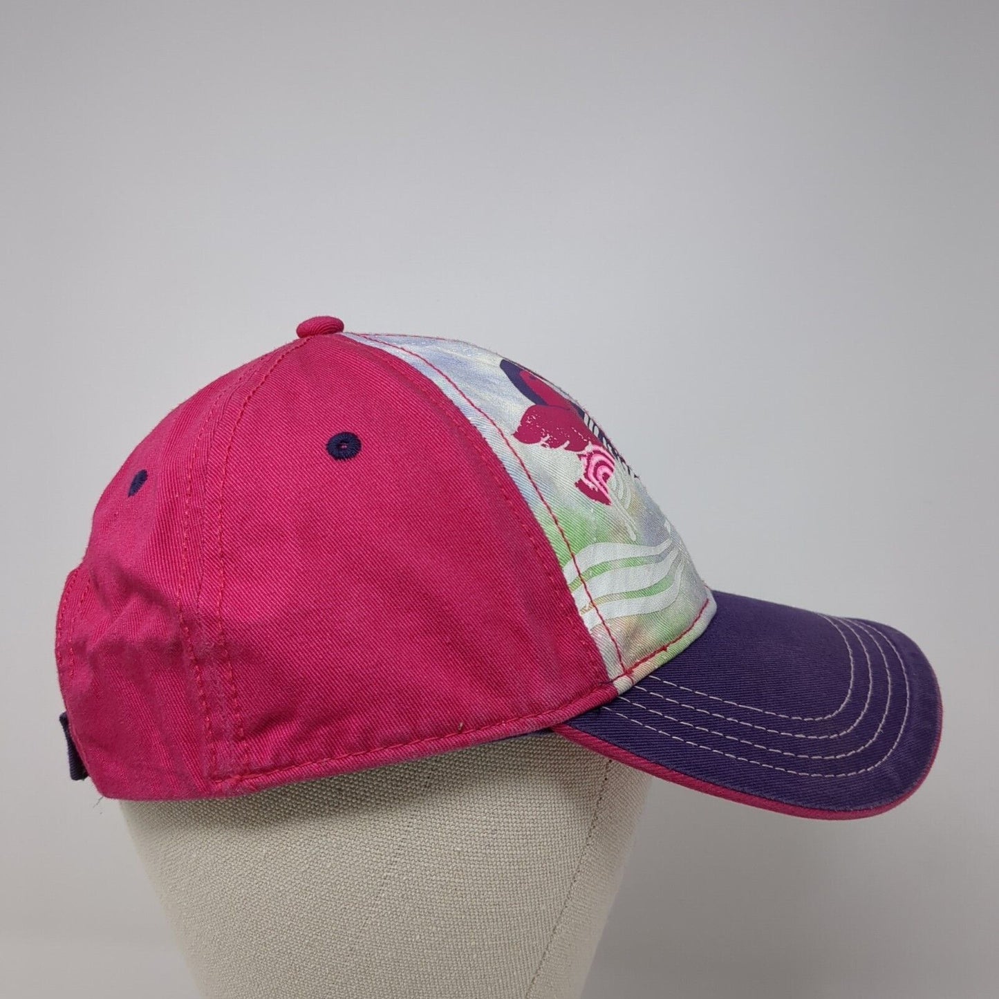 Peace Strapback Hat Multicolor OS Adjustable Colorblock Vented Holes Concept One